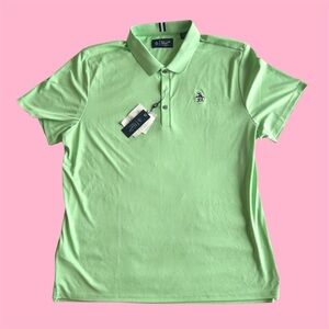 Penguin by Munsingwear Polo Summer Green Heather XL NWT